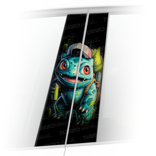 Naklejka na słupek samochodowy Bulbasaur | TurboWrapz.com