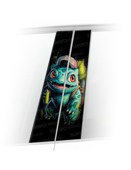 Sticker for car pillar Bulbasaur | TurboWrapz.com