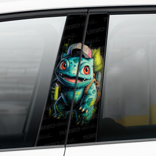 Naklejka na słupek samochodowy Bulbasaur | TurboWrapz.com 2
