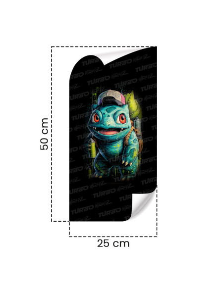 Sticker for car pillar Bulbasaur | TurboWrapz.com
