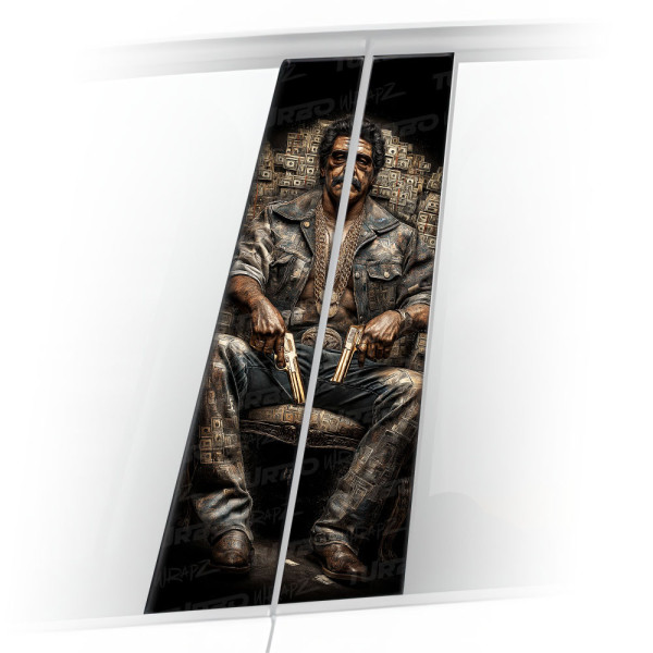 Sticker for car pillar Gangster 1 | TurboWrapz.com