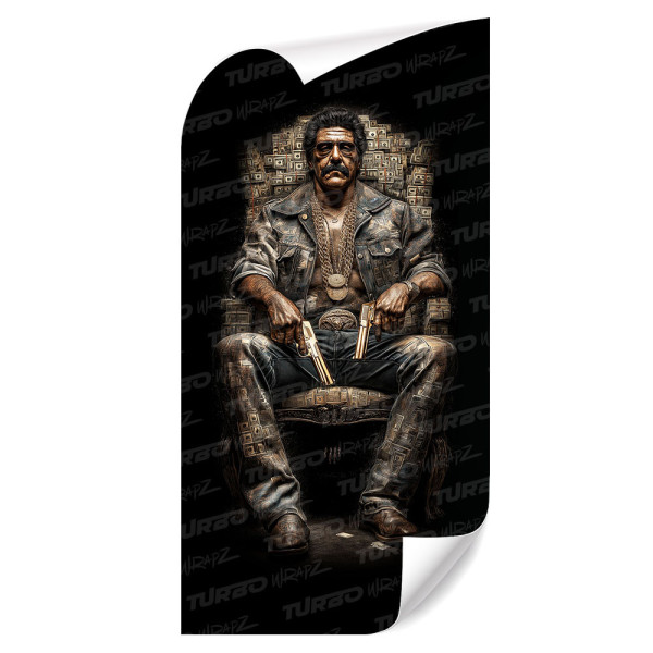 Sticker for car pillar Gangster 1 | TurboWrapz.com