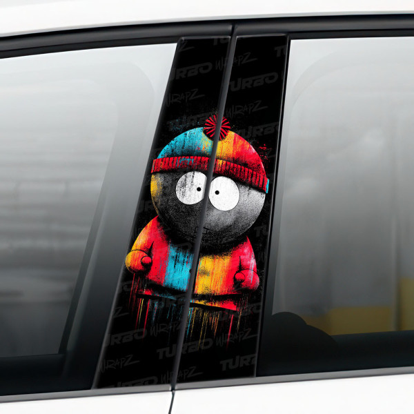 Sticker for car pillar Cartman 1 | TurboWrapz.com