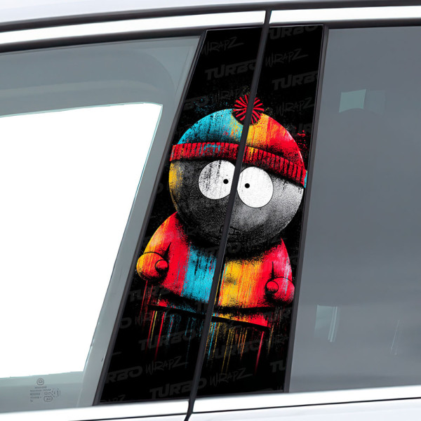 Sticker for car pillar Cartman 1 | TurboWrapz.com