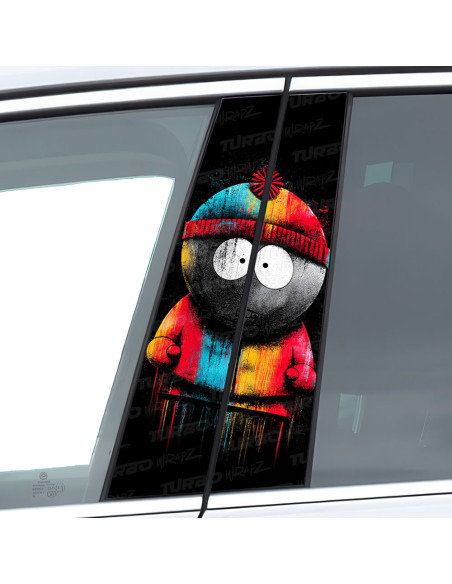 Sticker for car pillar Cartman 1 | TurboWrapz.com
