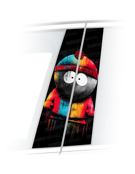 Sticker for car pillar Cartman 1 | TurboWrapz.com